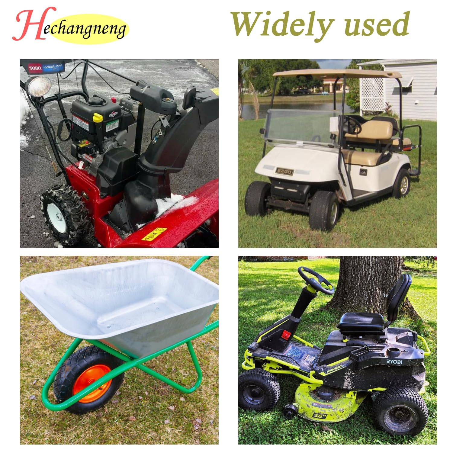 4.10/3.50-6 - Camera d'aria di ricambio resistente con stelo valvola piegata TR-87 (confezione da 2) – per carriole, tosaerba, camion a mano, carrelli da giardino, golf cart, tosaerba e altro (10,4