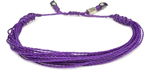 Purple Awareness Bracelet Pancreatic Cancer, Alzheimer's Disease, Heroin and Opiod Awareness for Custom Sized for Men, Women, Teens and Kids