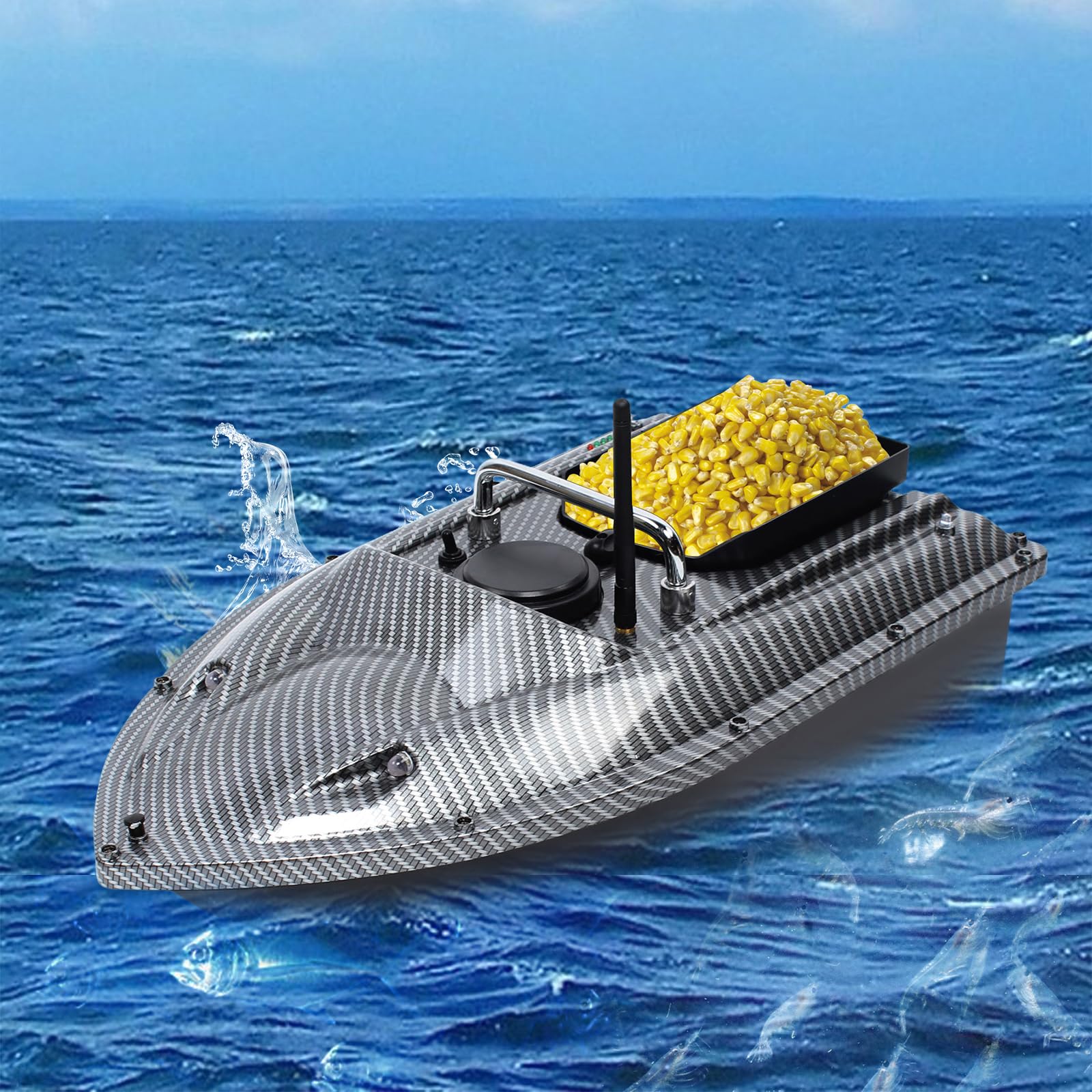 Barca Cebo Gps Alcance 500m Barco De Pesca A Control Remoto Con GPS - 500m Alcance, 3 Compartimentos Cebo, Luz Nocturna, 5200 MAh Barco Pesca Inteligente Barca Cebo Gps Alcance 500m Barco De Pesca A Control Remoto Con GPS - 500m Alcance, 3 Compartimentos Cebo, Luz Nocturna, 5200 MAh Barco Pesca Inteligente