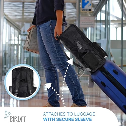 Miniatura 3 de Birdee Bolsa de viaje plegable para cochecito, se adapta a todos los cochecitos de Pockit GB, mochila duradera para viajes en avión, Negro -,