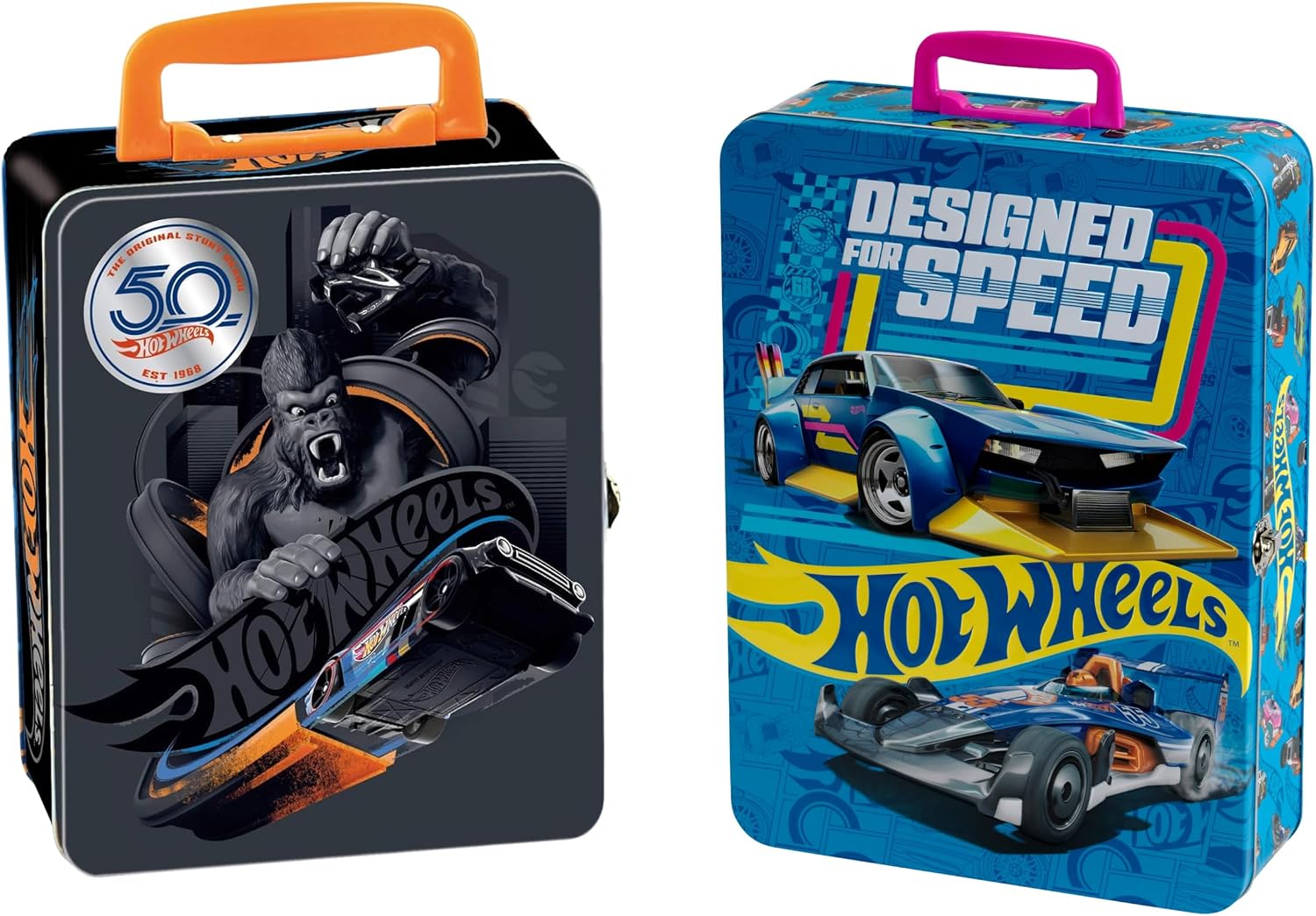 Theo Klein 2881 Walizka na samochodziki Hot Wheels | Na maks. 50 samochodzików | Praktyczne przegródki | Zabawka przeznaczona dla dzieci powyżej 3. roku życia