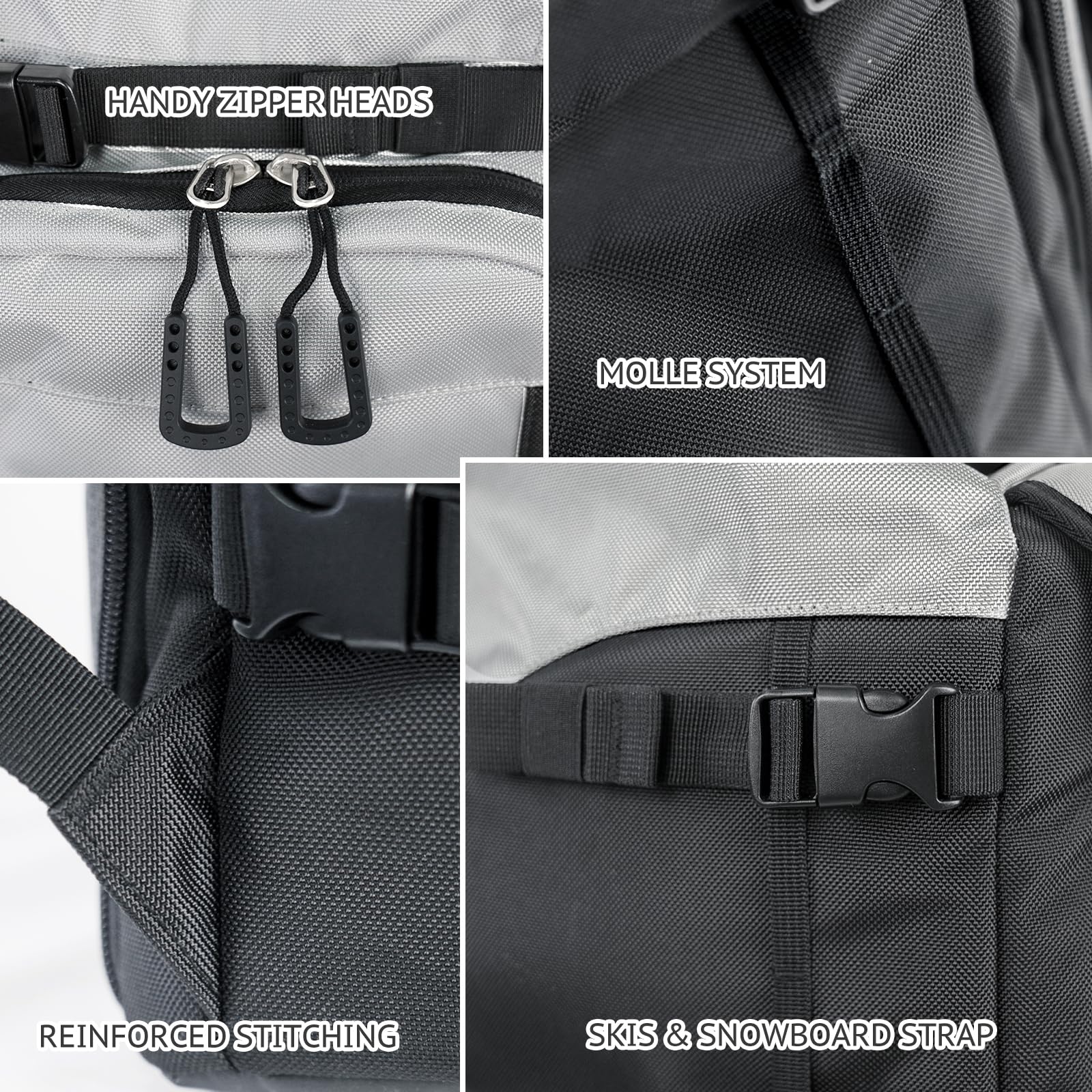 Unigear Mochila para botas de esquí snowboard con bolsa para casco