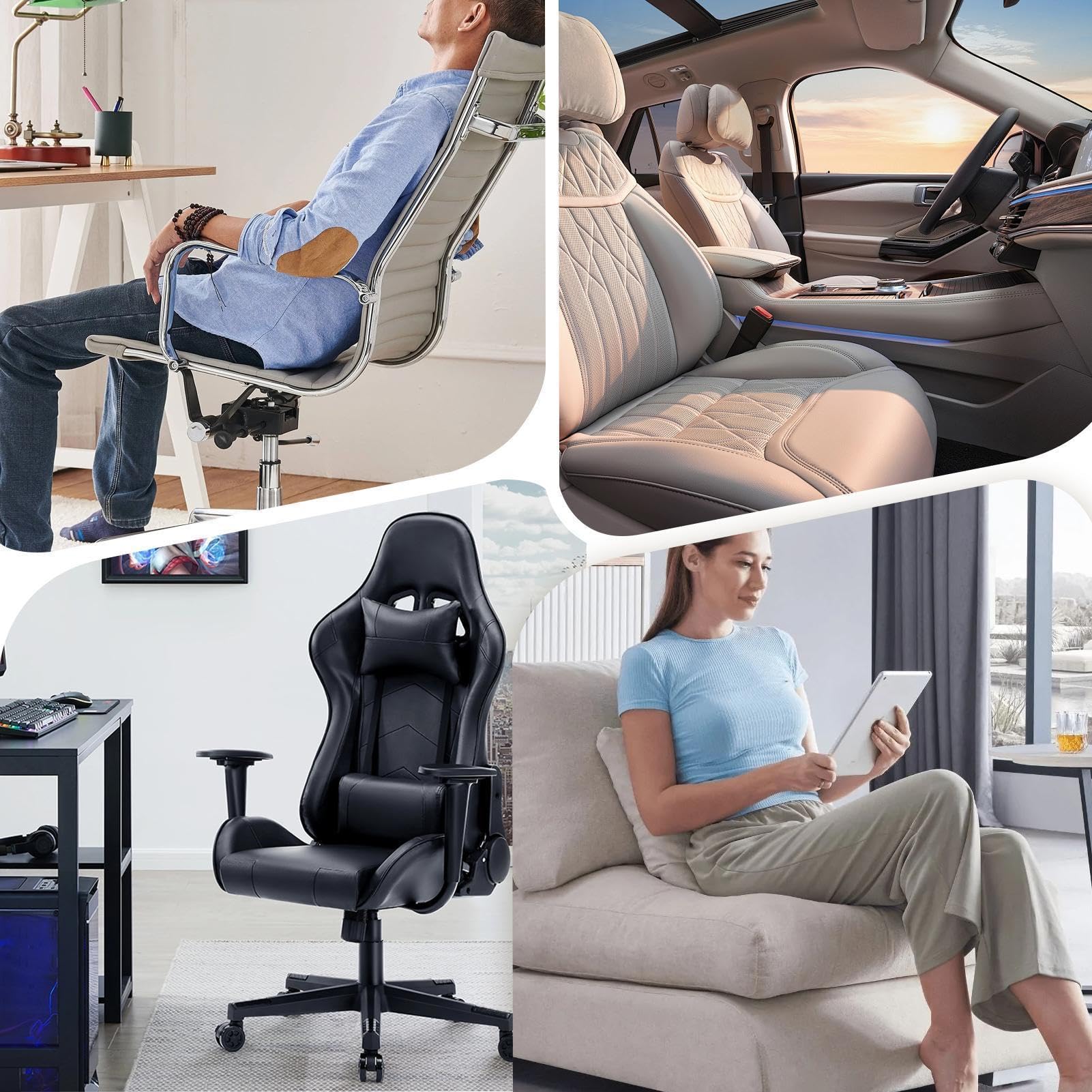 Cojín de asiento de coche refrescante cojín de asiento ventilado para coche