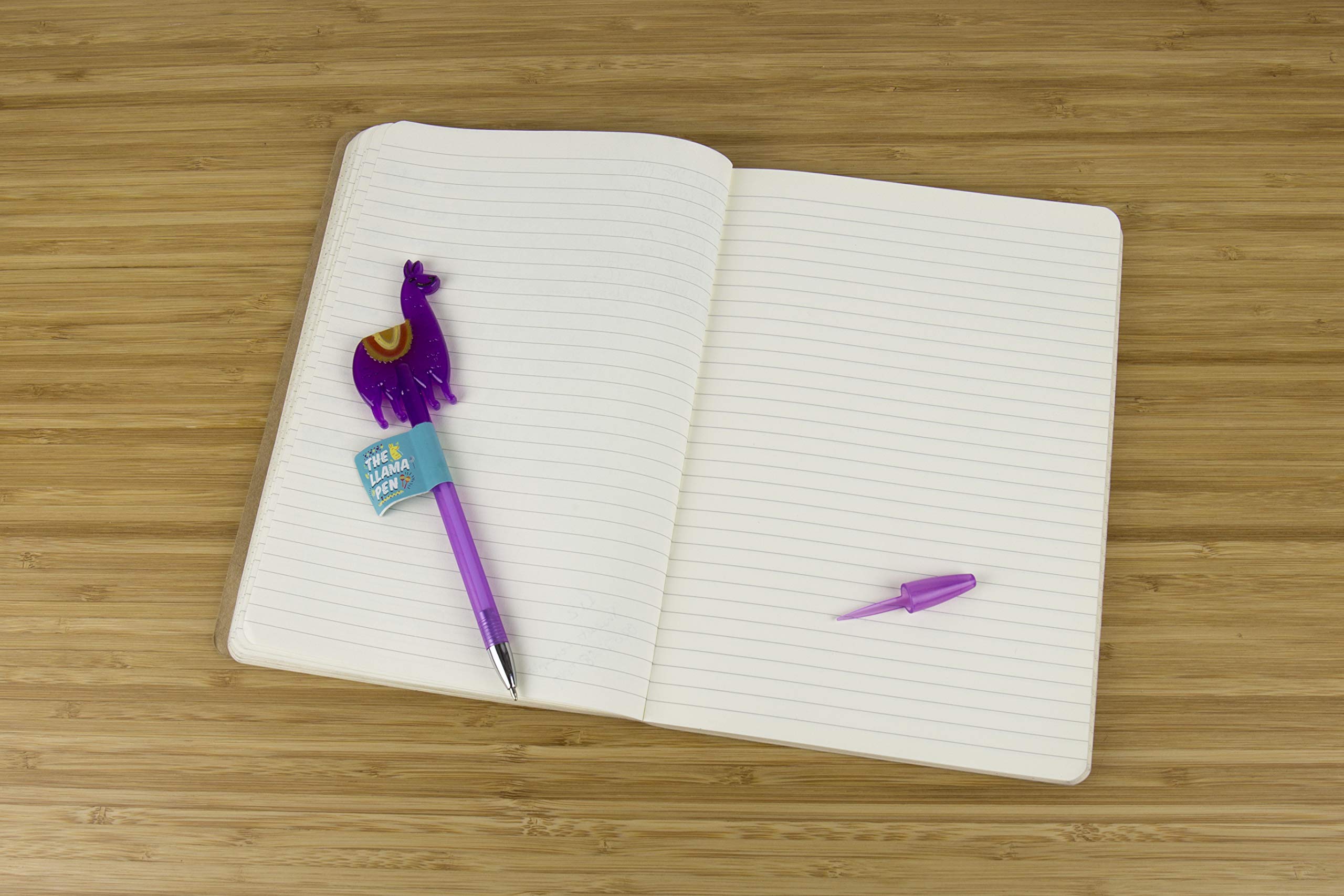 Niedlicher Lama-Stift Mit Lila Design – 17 Cm Lang, Mit Schwarzer Tinte, Lustiges Büroaccessoire