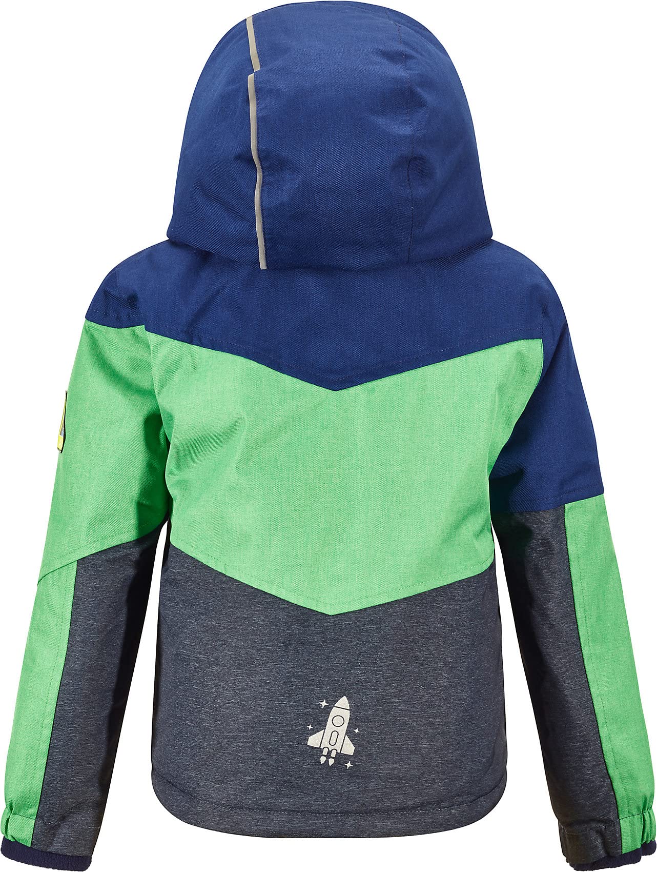 Killtec Viewy MNS Ski Jckt B Giacca Funzionale con Cappuccio e paraneve. Bambini e Ragazzi