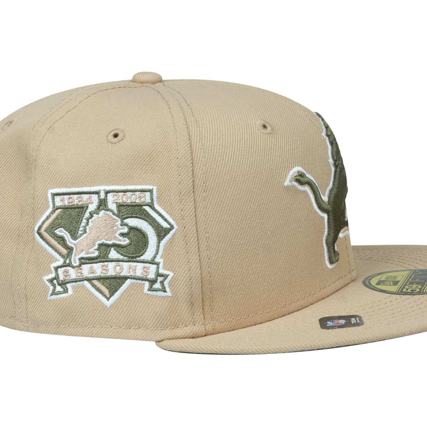 New Era 59Fifty - Berretto Anniversary NFL Teams, colore: Beige
