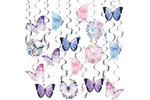 JUNEBRUSHS Butterfly Decorations for Birthday Party