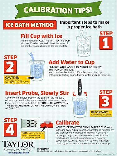 Miniatura 8 de Taylor Termómetro digital Turbo de lectura instantánea para carne, parrilla de comida y barbacoa, termómetro de cocina, sonda plegable, color negro