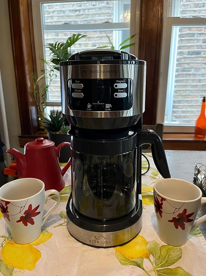 Princess House Vida Sana Dual Coffee Maker Home & Kitchen