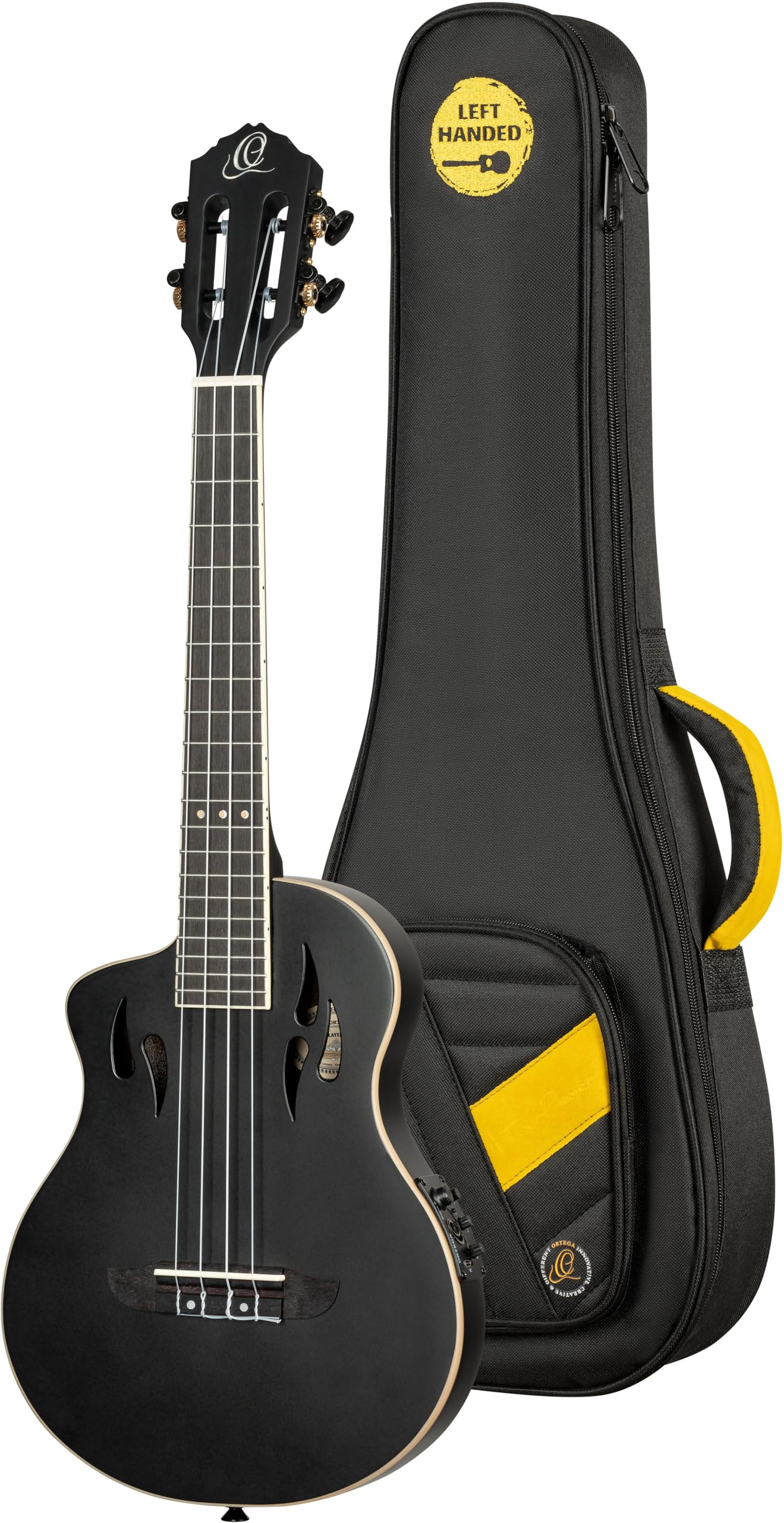 ORTEGA TourPlayer Series - Ukulele tenore a 4 corde, per mancini, con custodia