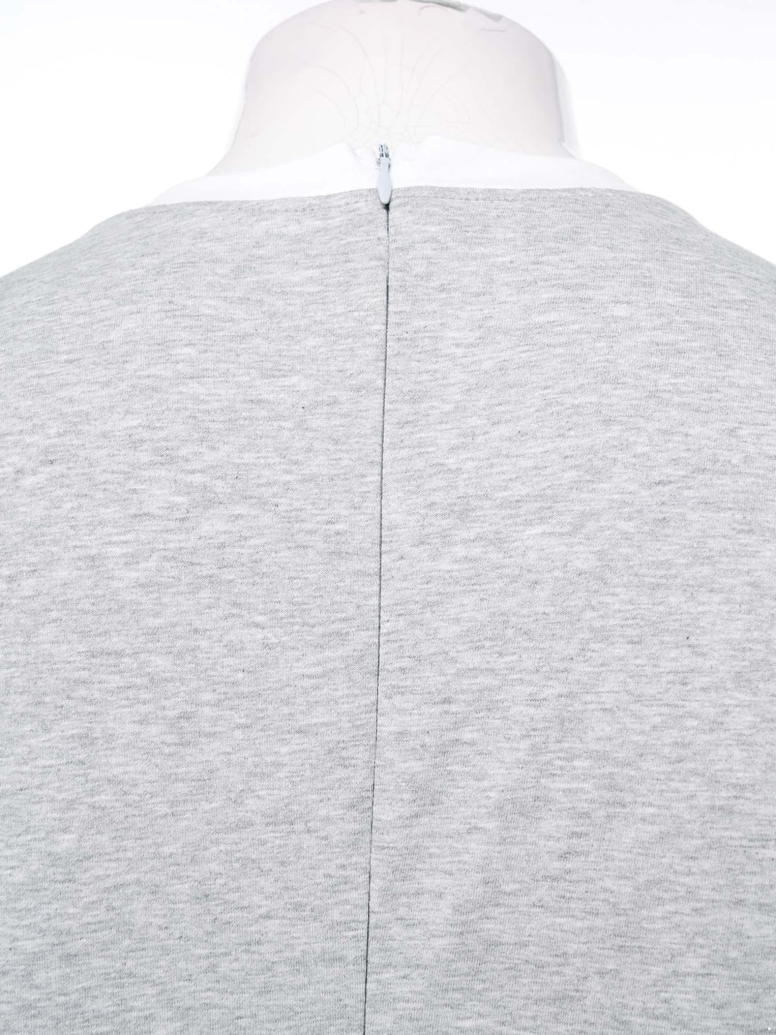 Oyolan Combinaison Sanitaire Homme Femme Pyjama Grenouillères Manches Courtes à Fermeture Eclair pour Personnes Âgées Alzheimer Incontinence