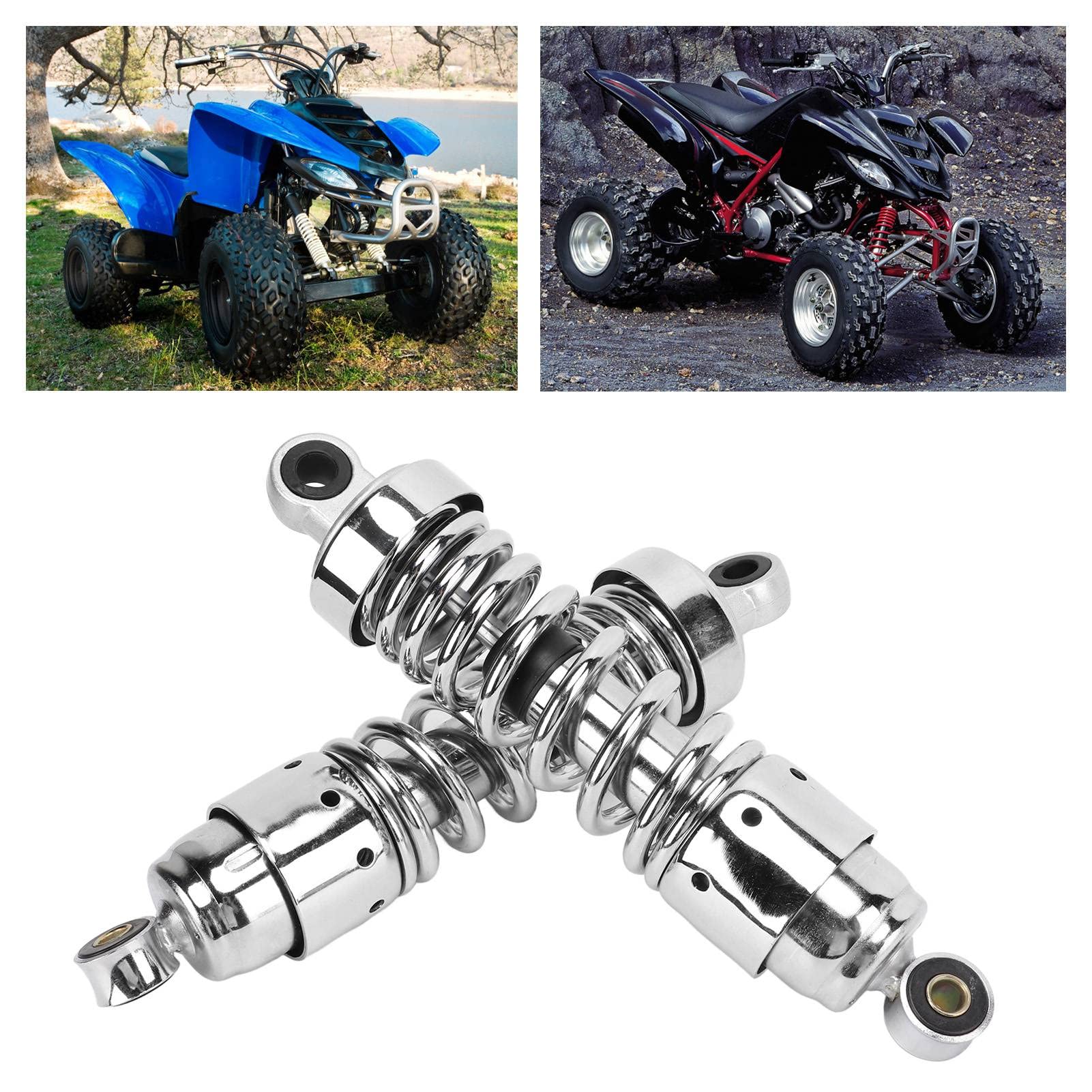 Amortyzator tylny motocykla 2 szt. Amortyzator zawieszenia o wysokiej wydajności ze stopu aluminium do rowerów terenowych Motocykle Trwały Wygodny Stabilny Odporny na wstrząsy