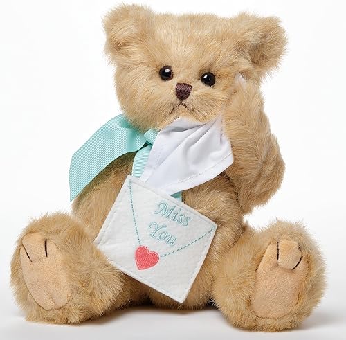 Bearington Beary Blue Without You Miss You, oso de peluche de 10 pulgadas para el día de San Valentín, ideal para regalos de Miss You para mujeres