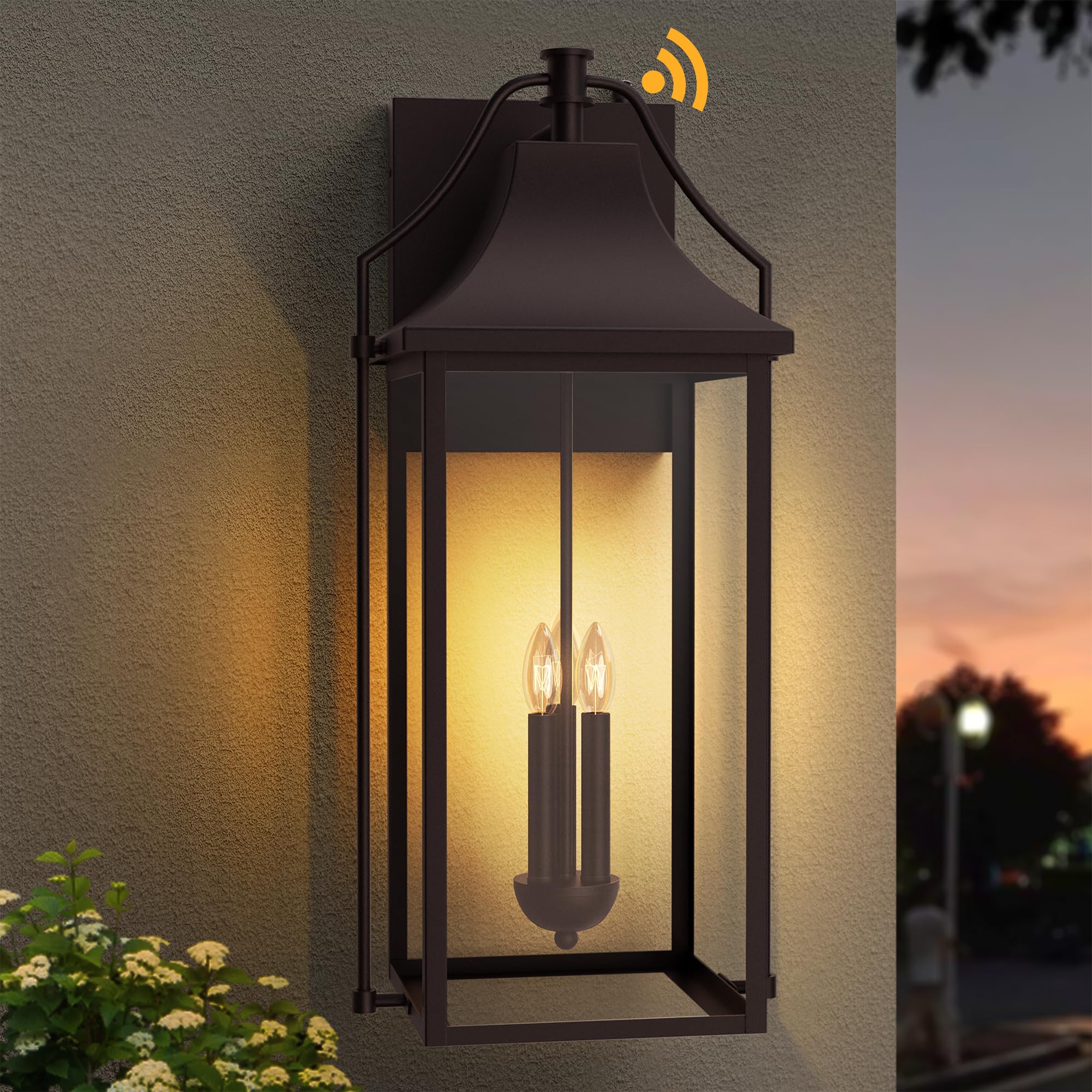 Lawyettle 25 Brown Outdoor Wall Light
