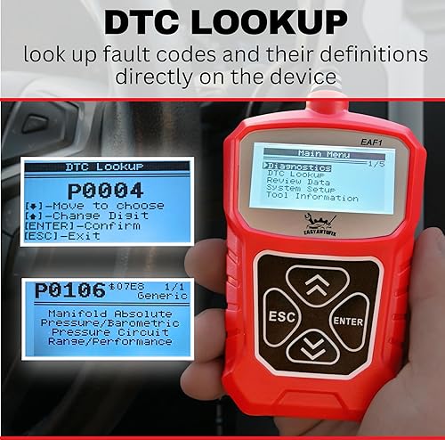 Miniatura 4 de EAF1 OBD2 Escáner de coche  Herramienta de diagnóstico automotriz profesional lector de código para luz del motor OBDII escáner para coche de datos