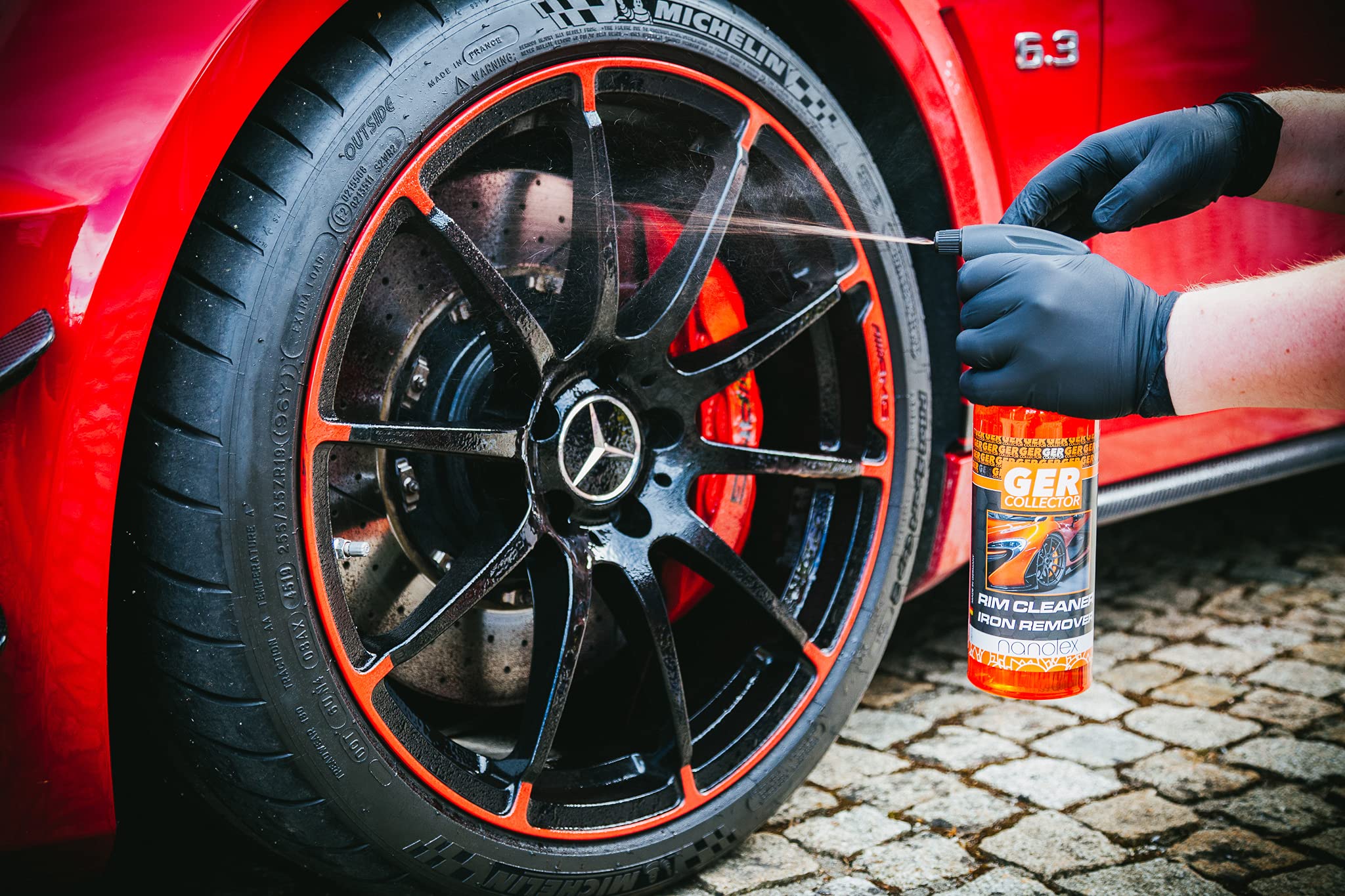 GERcollector made by Nanolex Wasch Set für Auto und Motorrad (Wash 750ml - Foam 750ml - Rim 750ml - Interior 750ml)