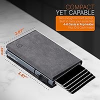 Vista 2 de Conceal Plus - Cartera Card Blocr para tarjetas de crédito, bloqueo RFID, delgada, minimalista, tarjetero desplegable