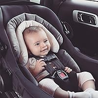 Vista 2 de Diono Cuddle Soft - Soporte para la cabeza 2 en 1 con almohadillas para el pecho, color gris/Ártico