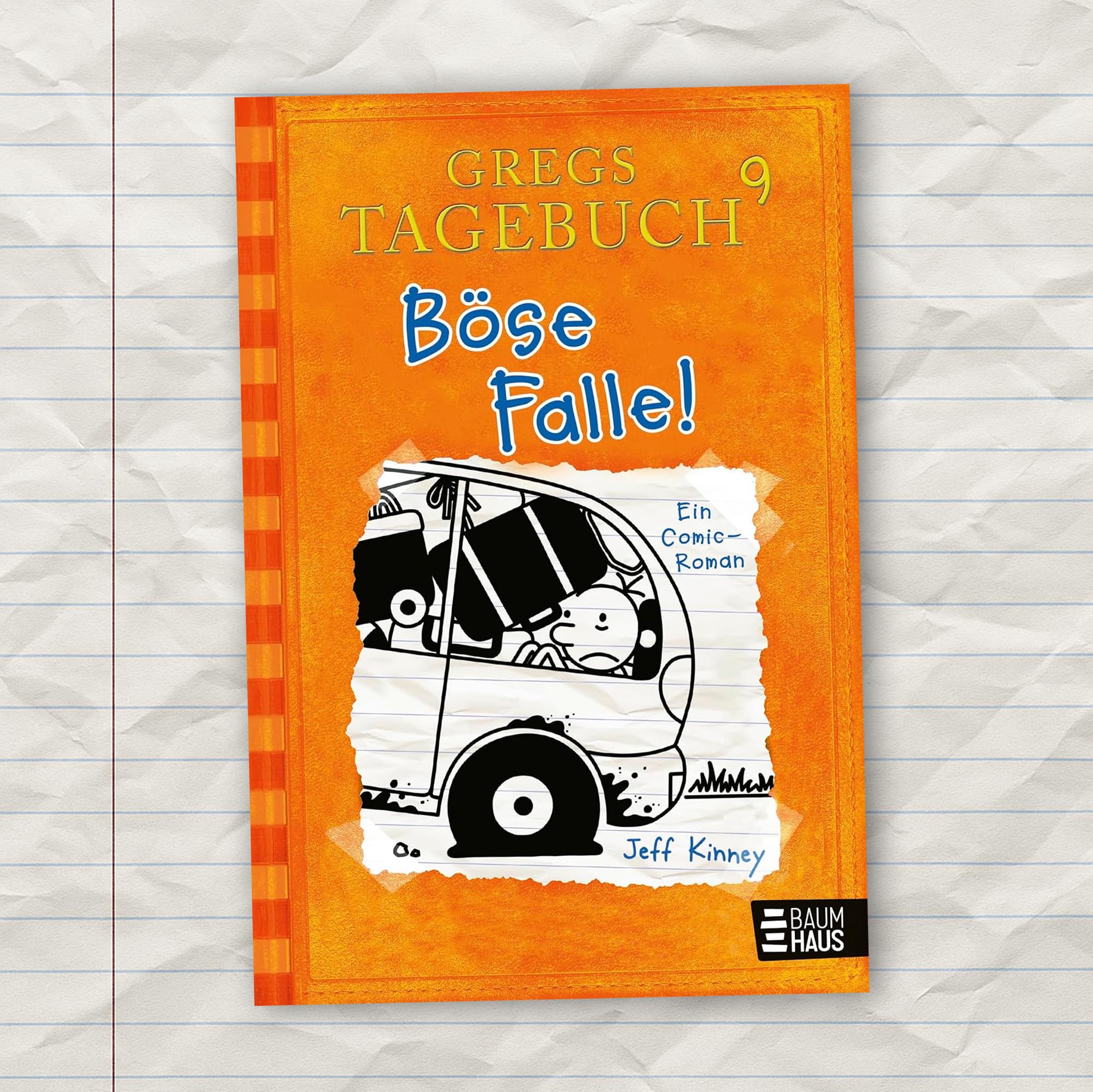 Jeff Kinney Bücherset - Gregs Tagebuch Band 6-10 - Keine Panik!, Dumm gelaufen!, Böse Falle!, Echt übel!, So ein Mist! - gezeichnete Comics, Kinderbuch Bestseller Set mit je einer exklusiven Postkarte
