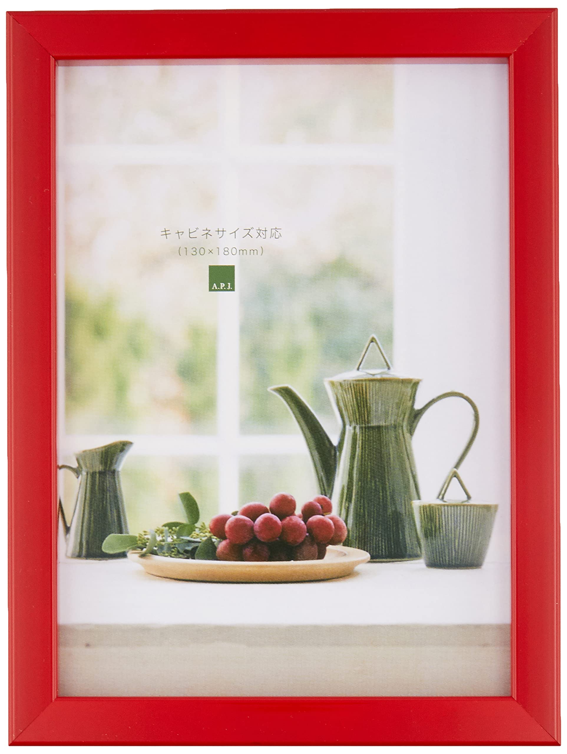 A.P.J. 754910 Photo Frame, RF-B Frame, Red, Cabin