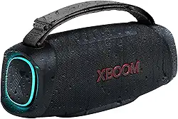 Caixa de som Bluetooth portátil LG XBOOM Durabilidade militar, à prova d'água (IP67) e 15 horas de bateria - XG8T