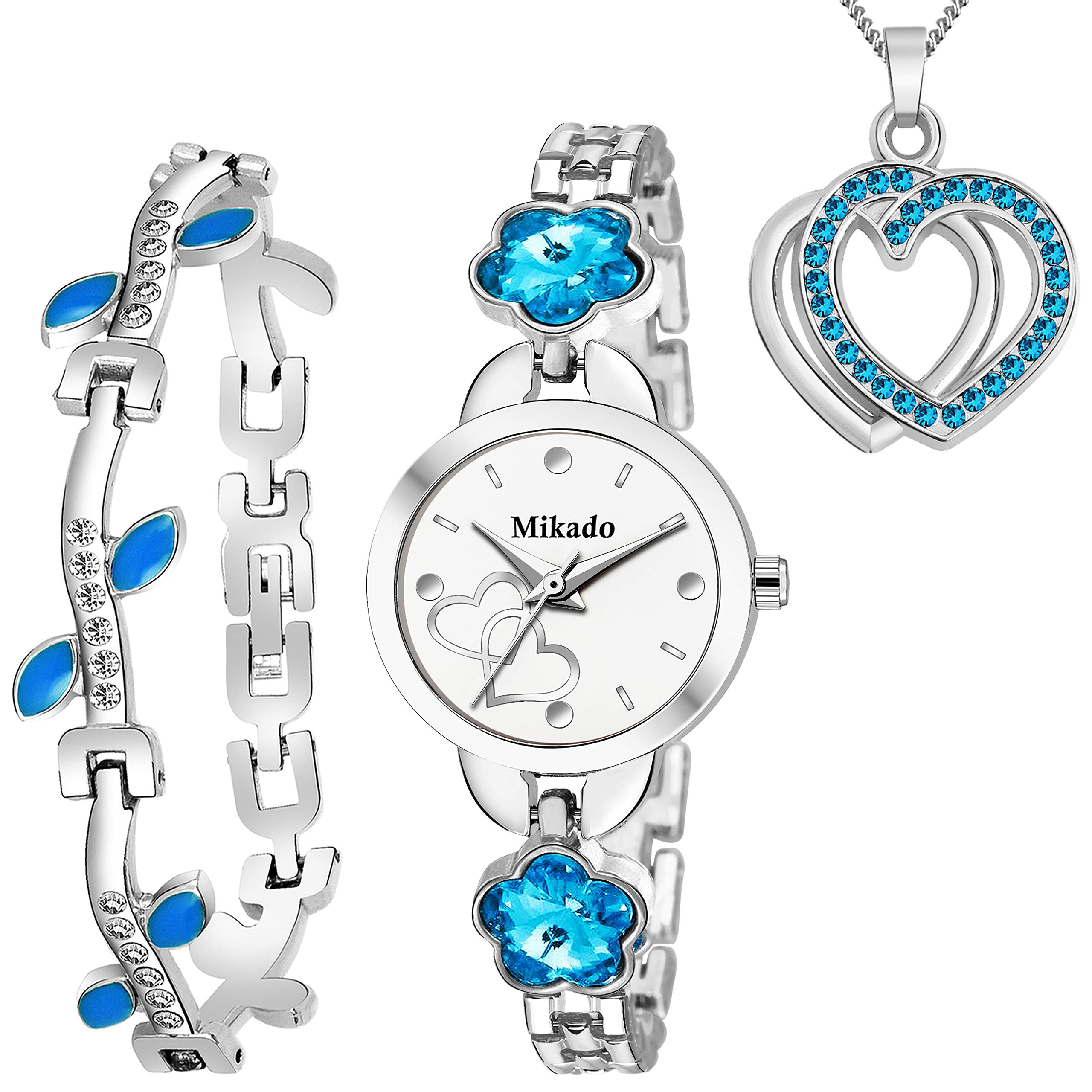Mikado Fabulous Watch Bracelet and Pendant Gifts Pack for Women (B091FLXZ63) Amazon Price History, Amazon Price Tracker