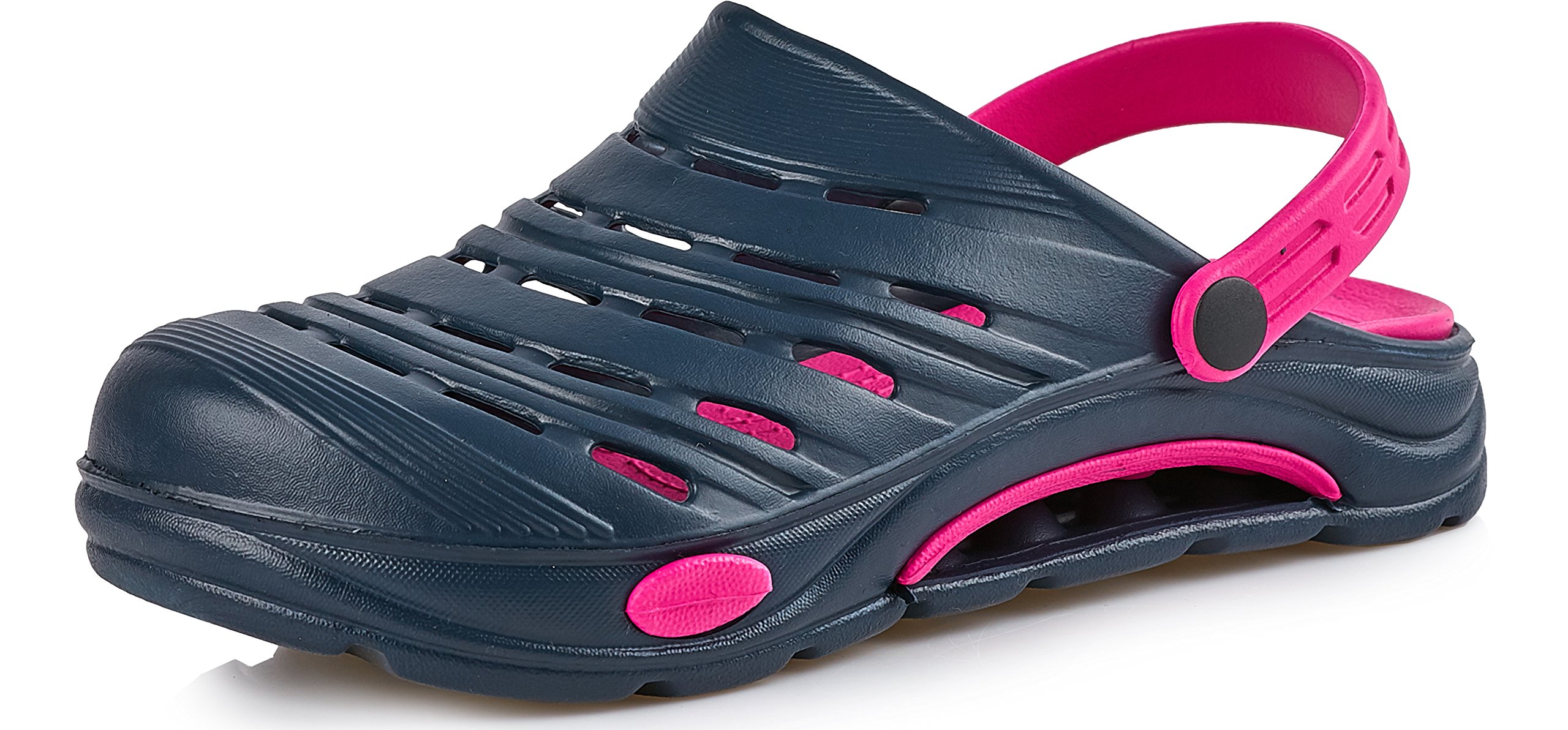 Ladeheid Damen und Herren leichte Eva Clogs Gartenclogs Gartenschuhe KL030