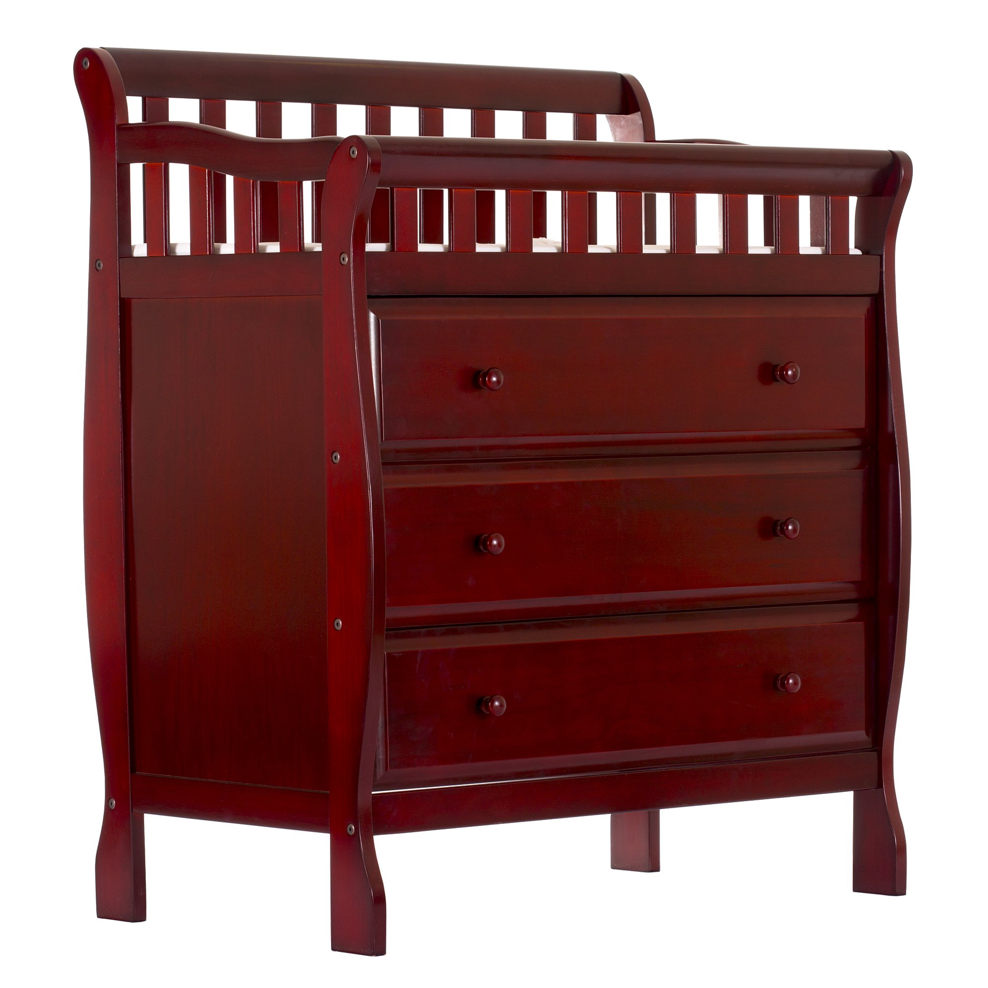 Dream On Me, Marcus Changing Table and Dresser, Cherry