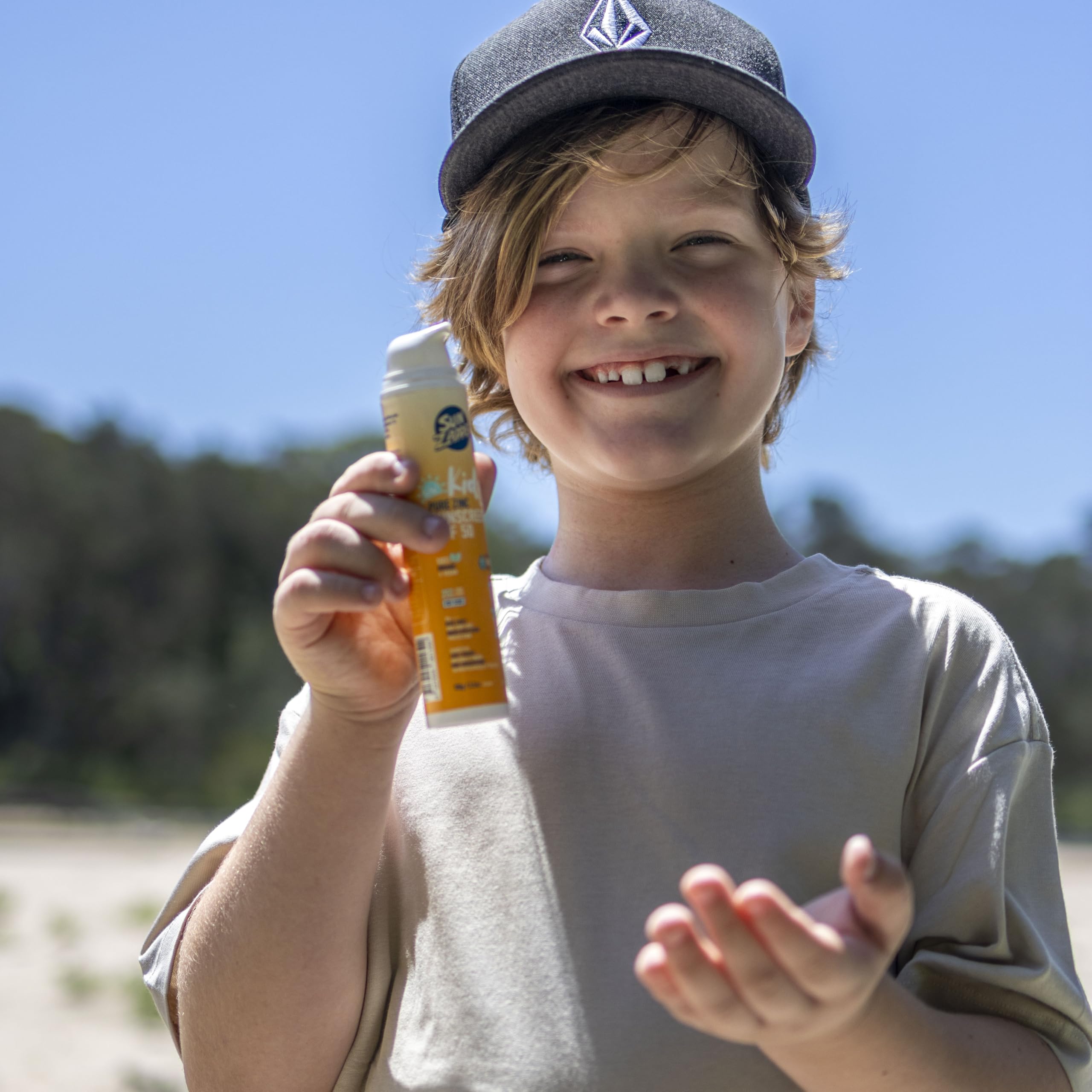 Pure Zinc Kids Mineral Sunscreen SPF 50 Natural Kids Sun Cream, No Chemicals & Made in Australia, 100 g (Pack of 1) - Image 3