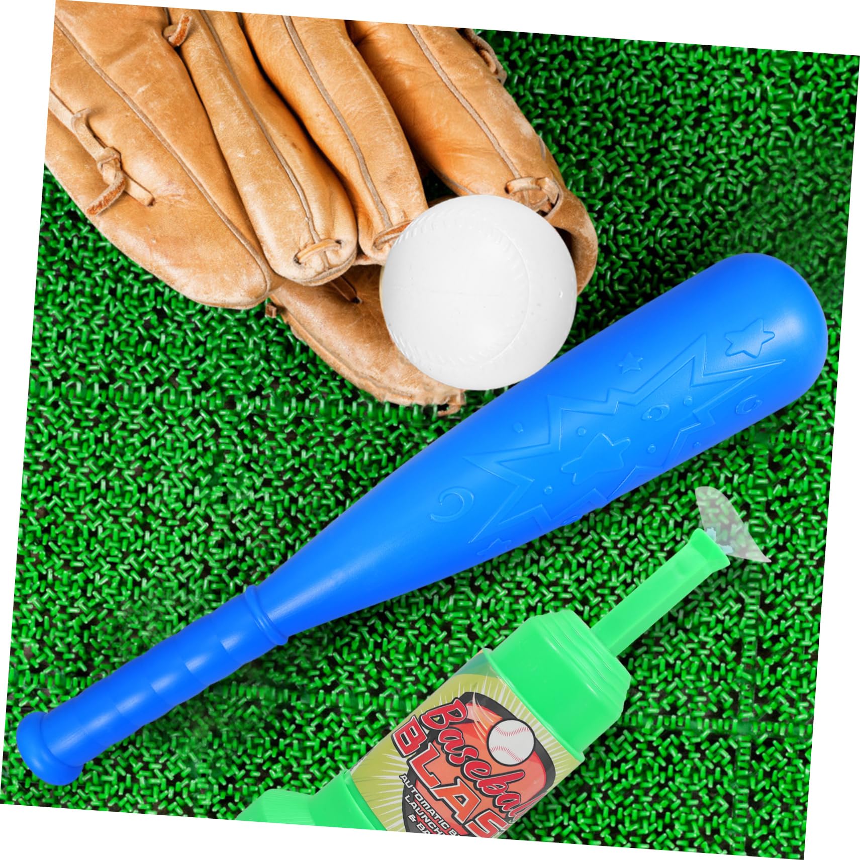 UPKOCH 1 Ensemble de Base-Ball Jouets Balle Enfants Petit Machine à Lancer Automatique Parent-Enfant Outil de Jeu de Base-Ball Batte de Baseball et Lanceur de Base-Ball Abdos