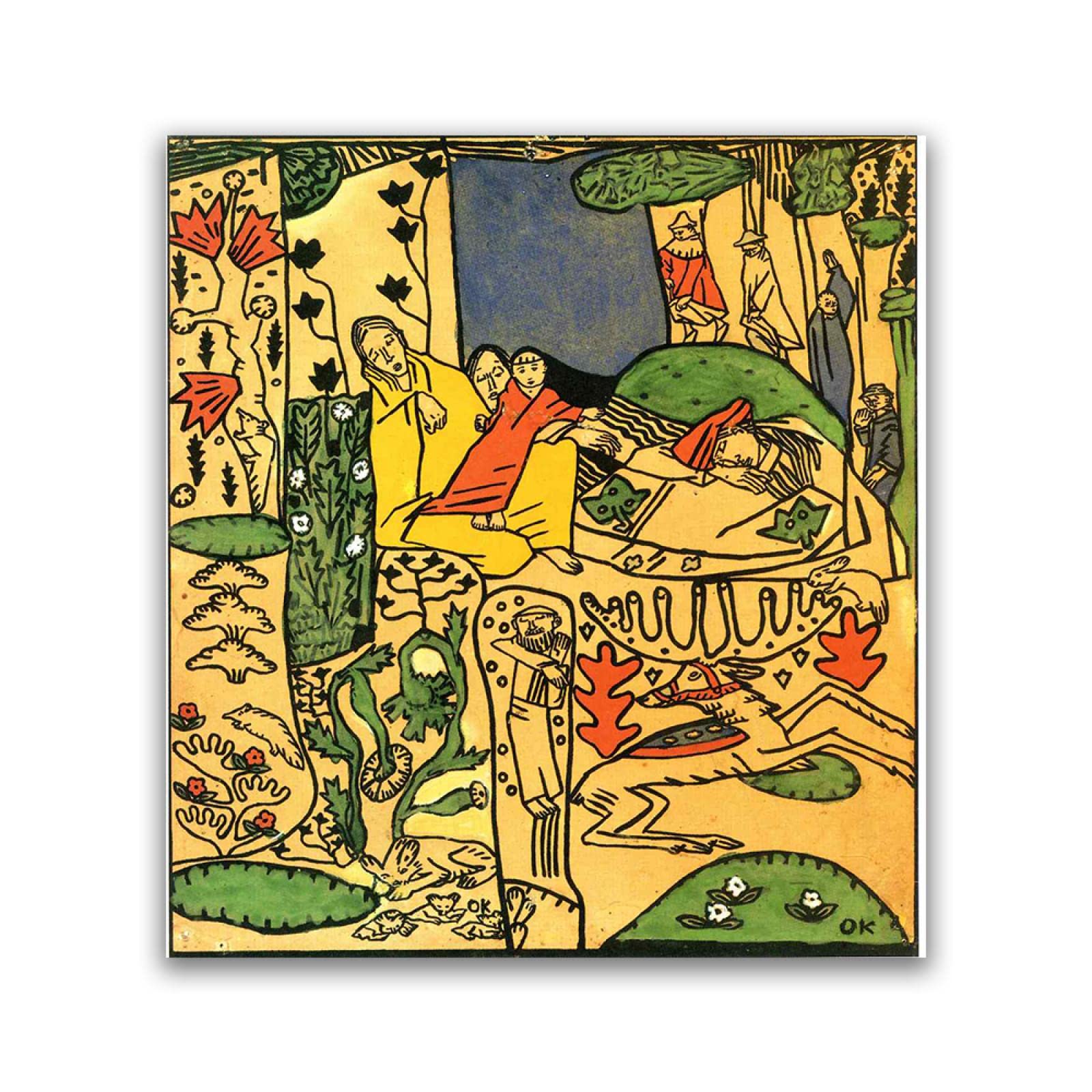 Amazon.com: JZSDGB Oskar Kokoschka Oil Paintings. Reproduction