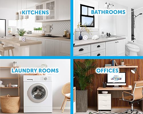 Miniatura 10 de Bright Air Max - Gel eliminador de olores, ambientador de base biológica, libre de crueldad, aroma cítrico explosivo, 8 onzas cada uno, paquete de 6