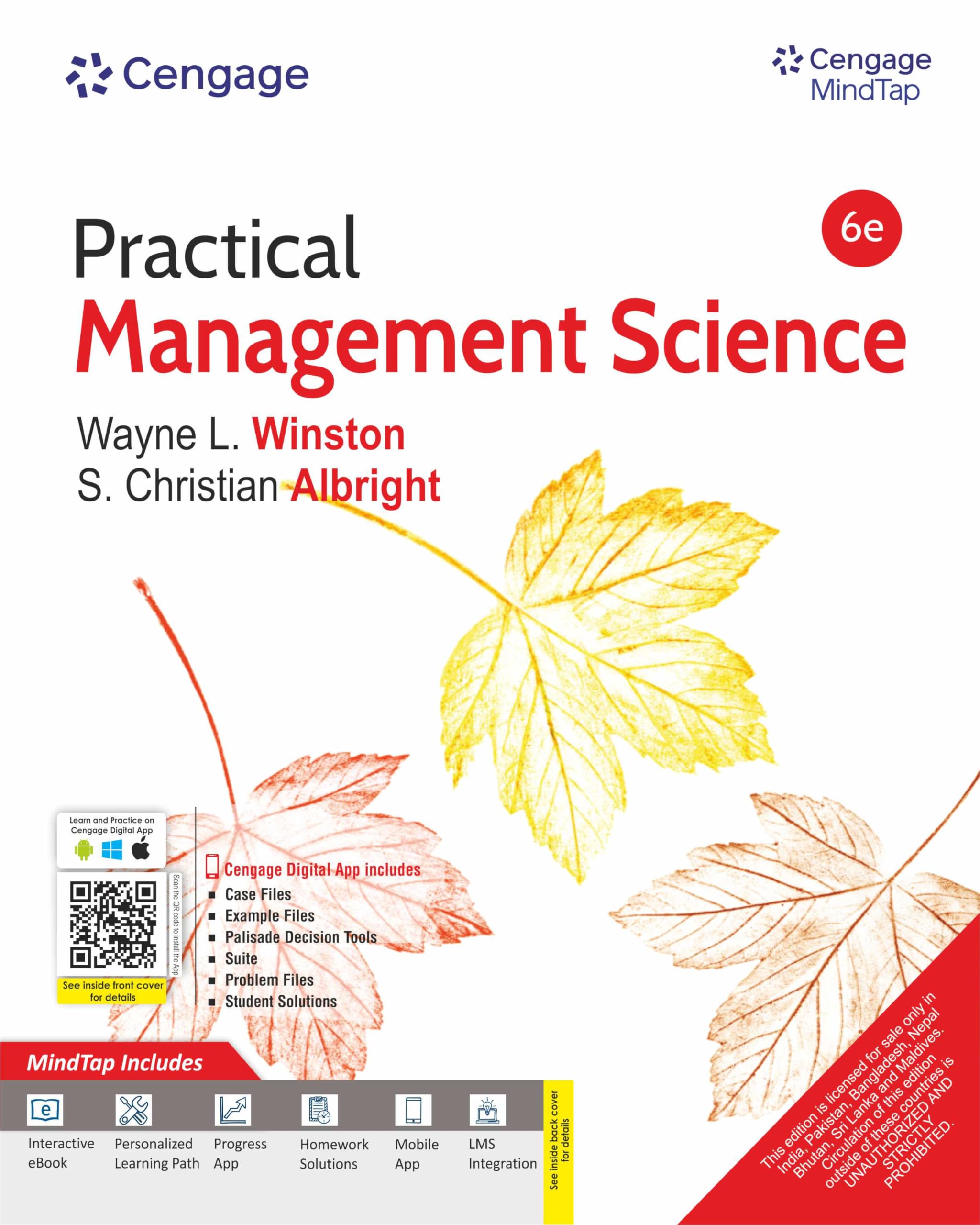 Practical Management Science with MindTap, 6th Edition Paperback – 15 May 2024