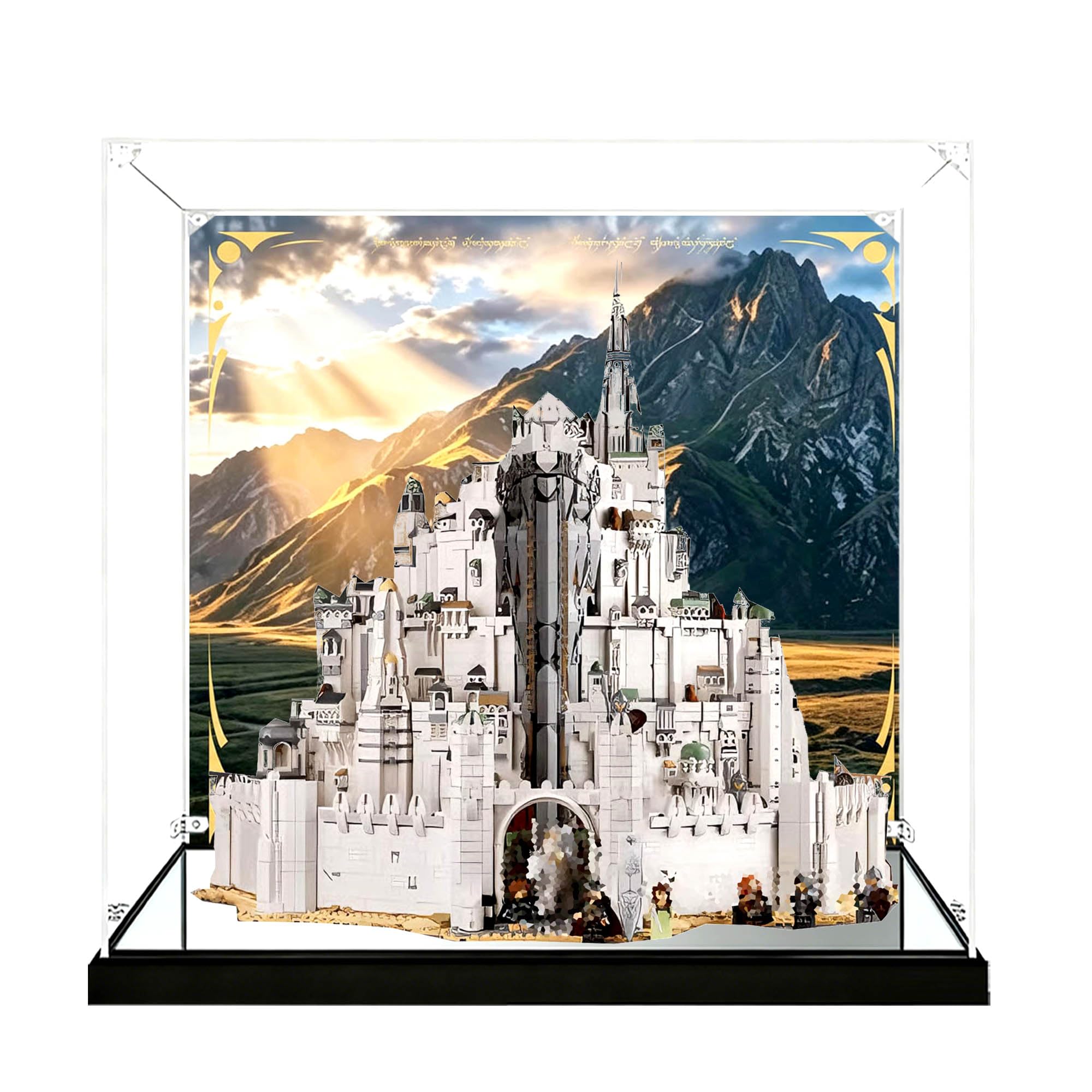 Vetrina compatibile con Le-go 11377 White City Sets (Sfondo 1)