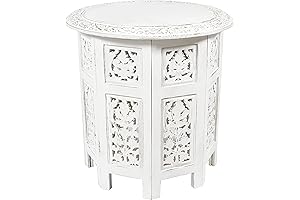 Crafted with Conviction: COTTON CRAFT's Exquisite Boho Accent Table
