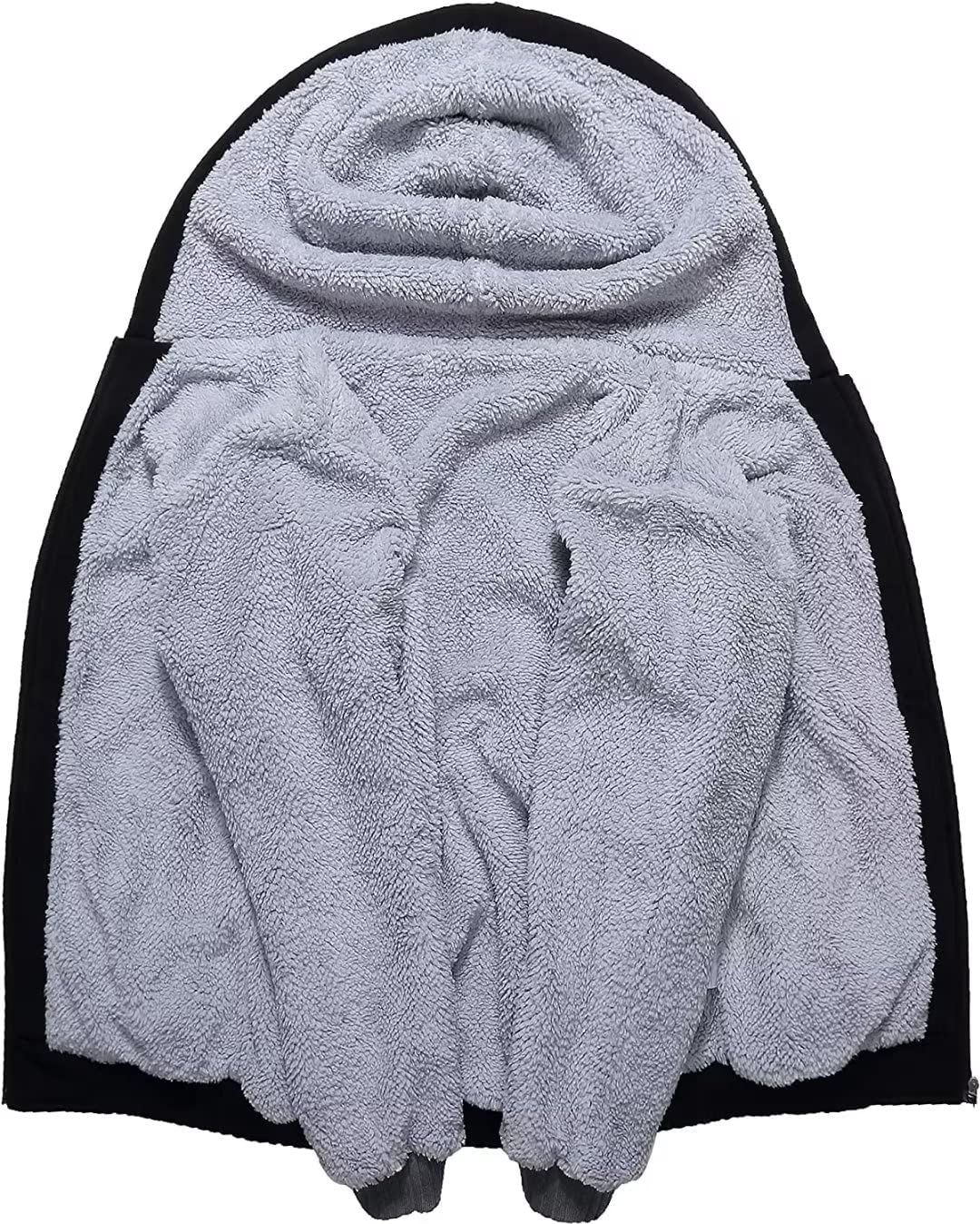 JACKETOWN Jungen Sweatjacke Gefüttert Kinder Hoodie Sweatshirt Kapuzenpullover Fleecejacke mit Kapuze Langarm Warme Winterjacke Classic Pullover mit Reißverschluss