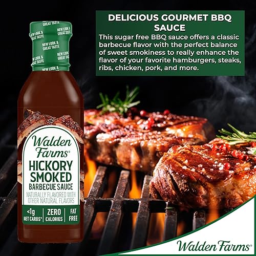 Miniatura 82 de Walden Farms Salsa Alfredo - Salsa cremosa de estilo italiano cero calorías, sin azúcar, keto y sin carbohidratos, botella de 12 onzas