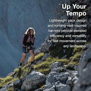Osprey Tempest Velocity 30L Women's Hiking Backpack, Dark Charcoal/Chiru Tan, WXS/S