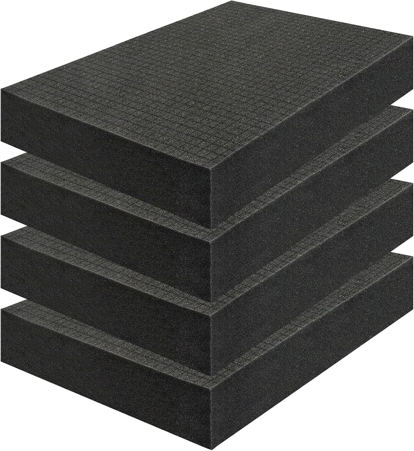 PINGMIC Gun case foam -16 x 12 x 2 Inch Pick and Pluck Foam Sheets - Pick Apart Insert Padding for Gun Case, Ideal for Storing Guns, Crafts, Cameras & More