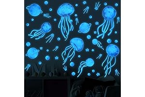 4 Sheets Glow in The Dark Wall Stickers: Make Your Room Sparkle...