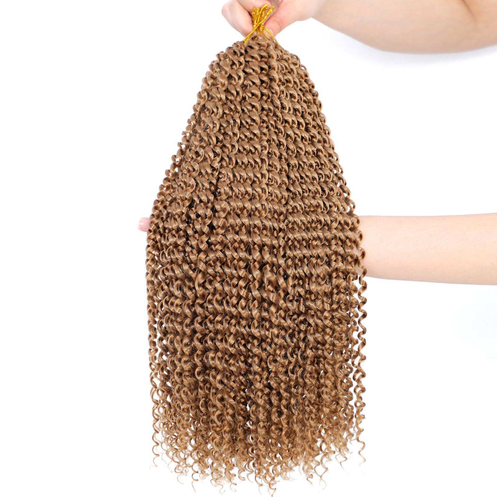 Dansama 7 Packs Passion Twist Hair Water Wave Braiding Hair for Butterfly Style Crochet Braids Bohemian Hair Extensions (24inch (Pack of 7), #27)