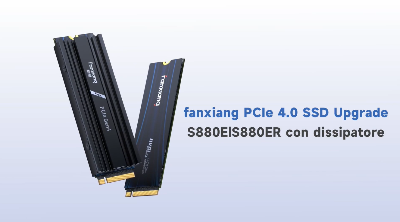 fanxiang SSD NVMe 1TB M.2 2280 PCIe Gen4x4, Fino a 7100 MB/s