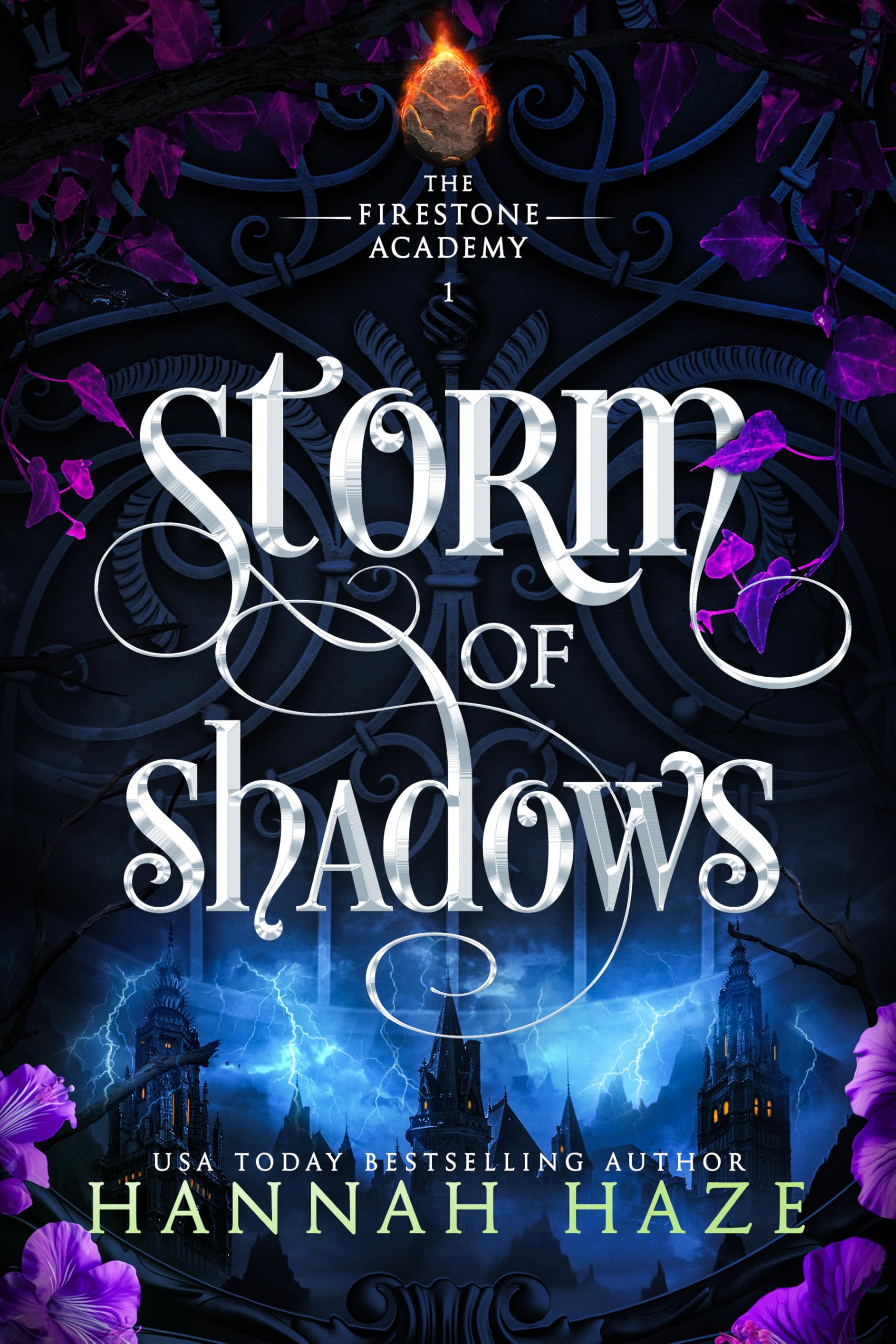 Storm of Shadows: A Why-Choose Fantasy Romance (The Firestone Academy Book 1)