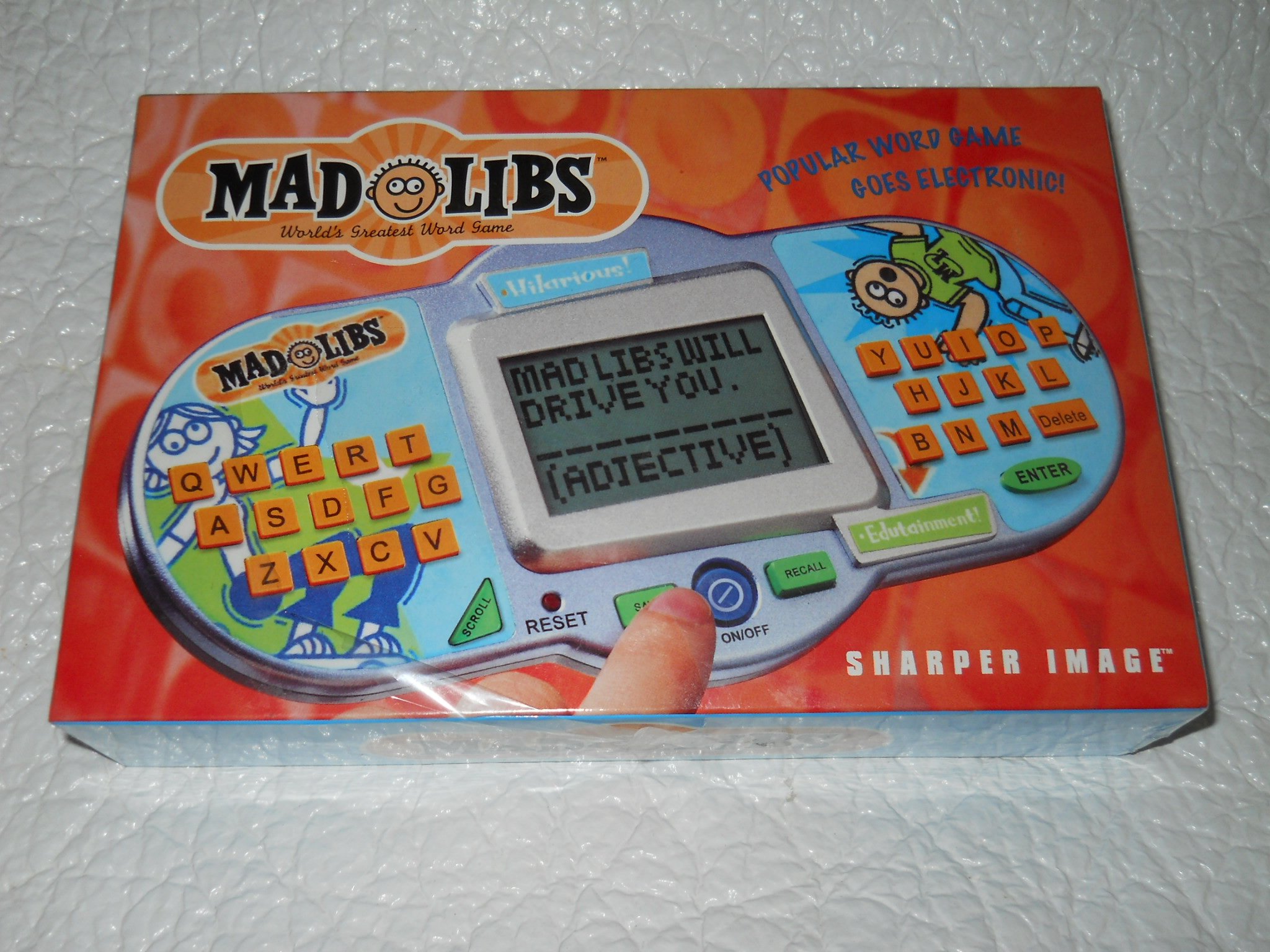 Mad Libs World's Greatest Electonic Word Game Sharper Image