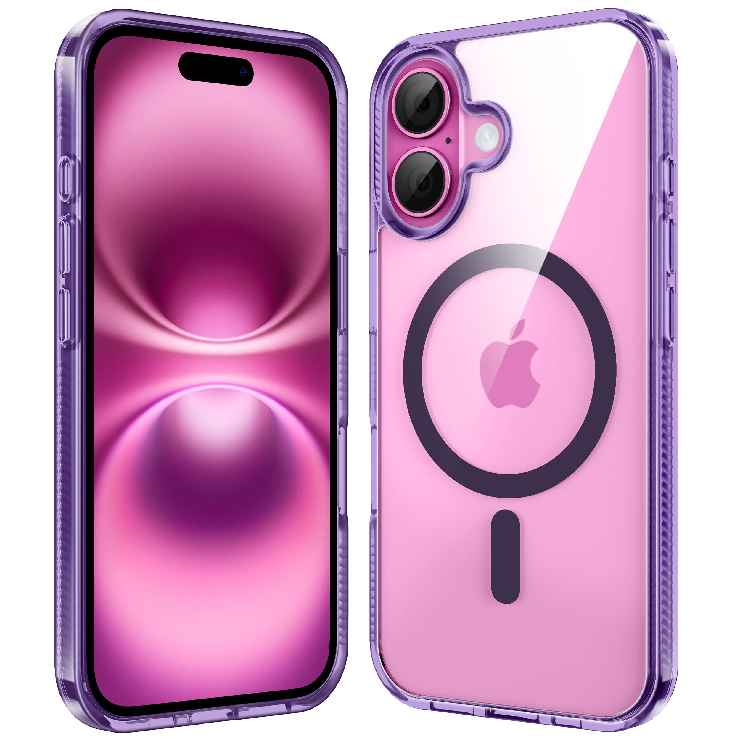 Amazon.co.jp: Supdeal iPhone 16 Plus 用 ケース MagSafe対応 透明な