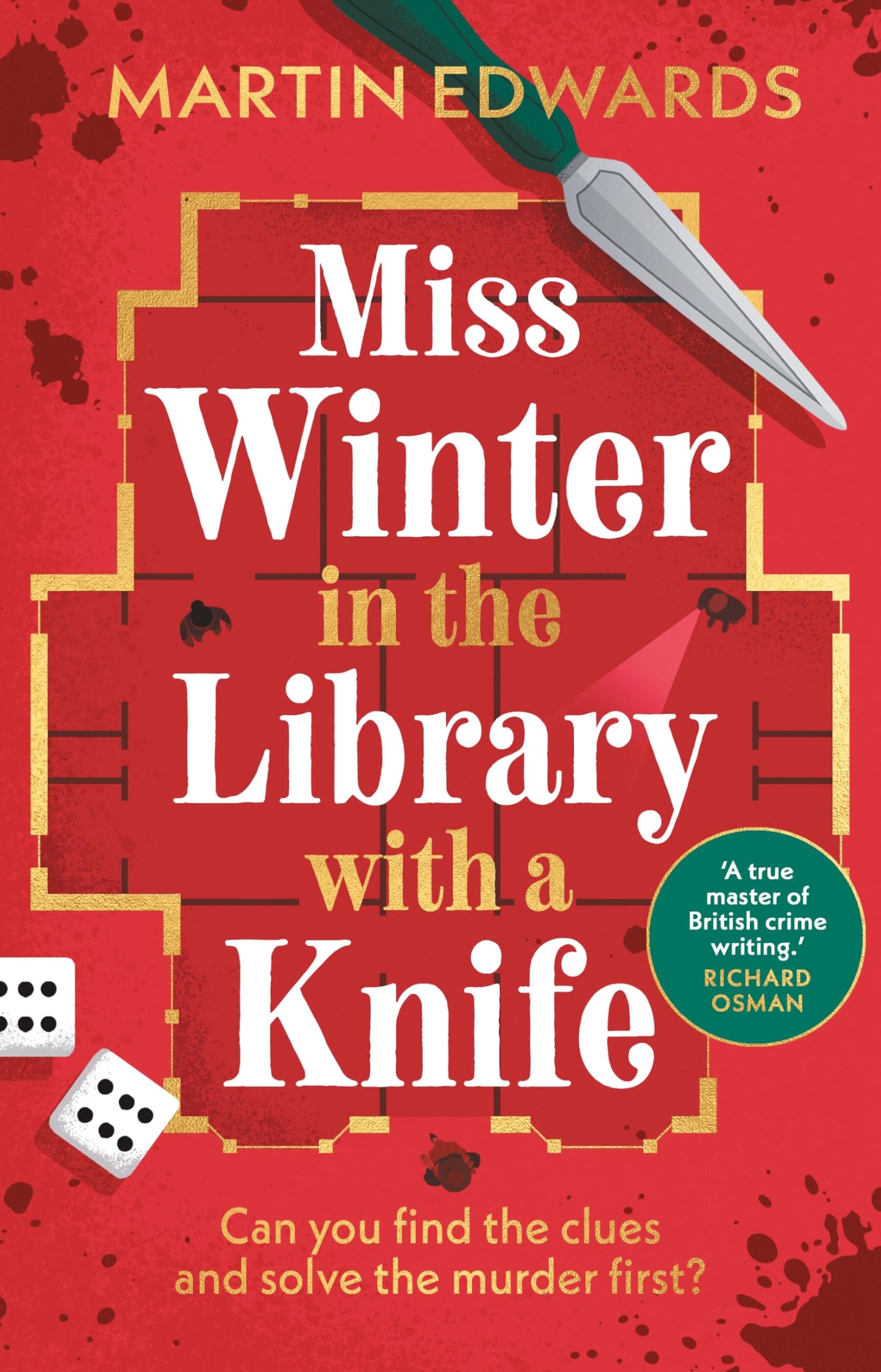 Miss Winter in the Library with a Knife by Martin Edwards Hardback