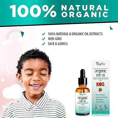 Vista 2 de Aceite Natural de Verbena para Eliminación de Cera de los Oídos y Gotas Limpiadoras con Fresa para Niños Suavizador de Cera de los Oídos