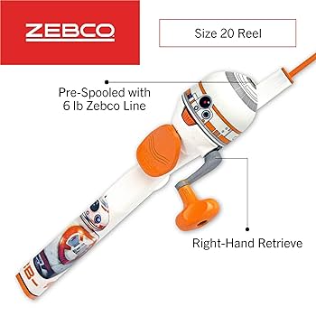 Amazon | Zebco スターウォーズ BB8 キッズ スピンキャスト