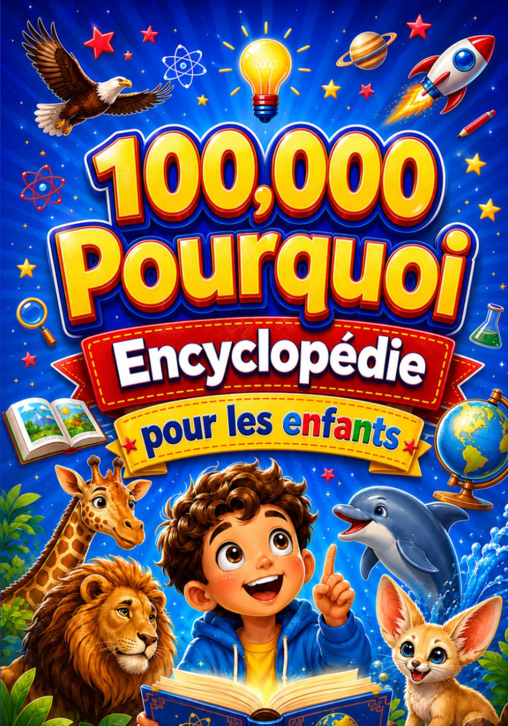 100 000 pourquoi encyclopédie: Apprendre sur les animaux avec des réponses faciles, des faits et des activités pour les enfants