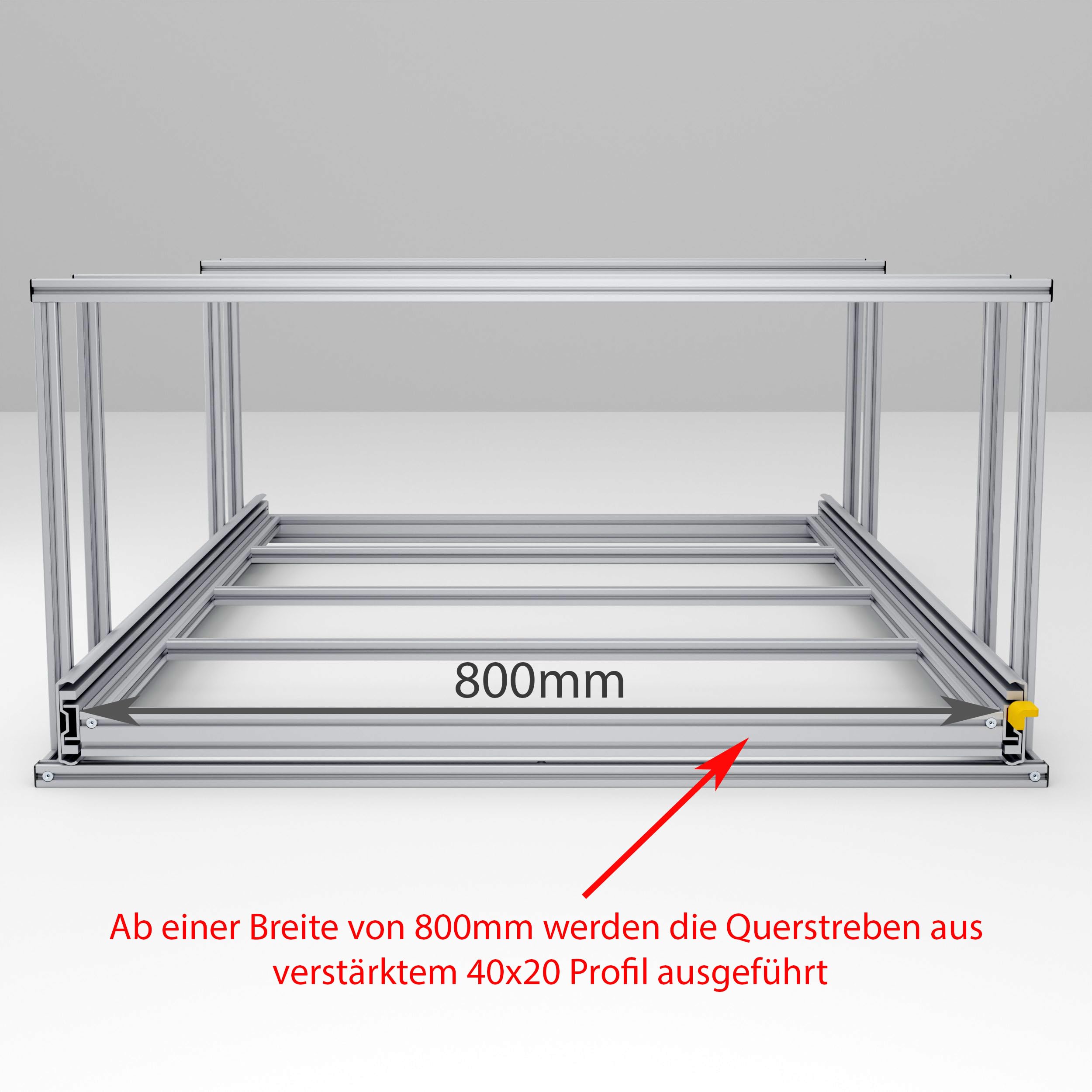 Heckauszug mit Ablage für Camper, sehr lang - 150cm, 220kg Auszug (Breite: Individuell)